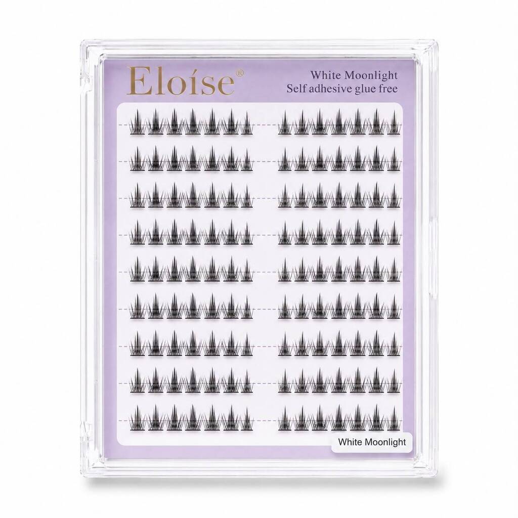 Blister de pestañas con pegamento WHITE MOONLIGHT ELOISE
