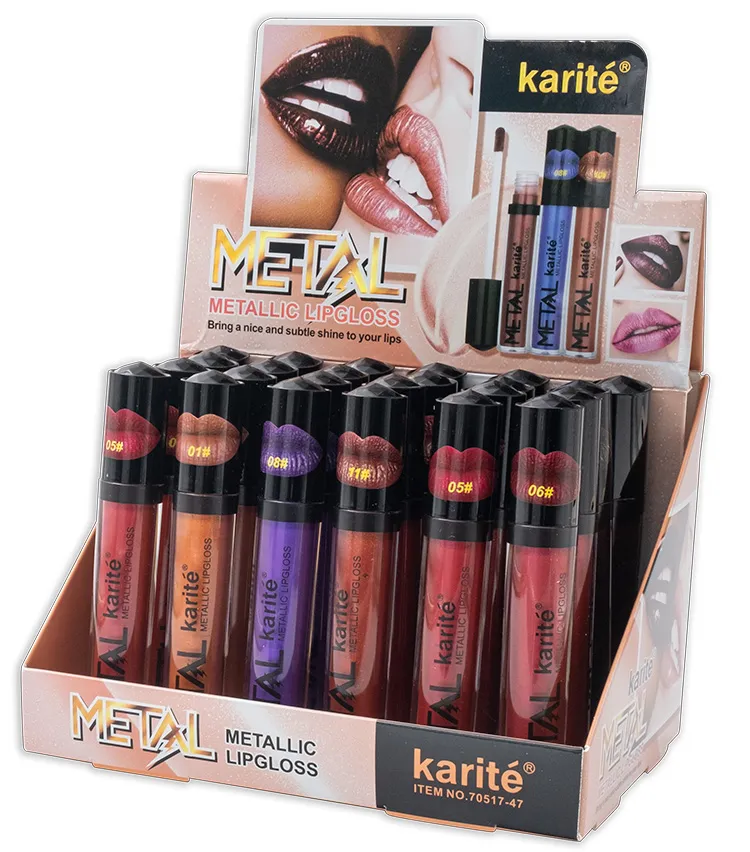 [PT-70517] KARITE METAL METALLIC LIPGLOSS LABIAL