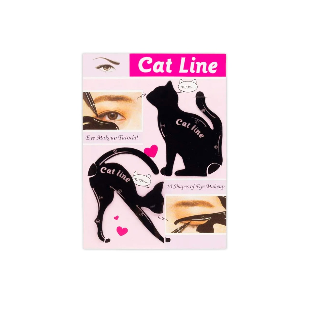 [PM-ECOO-1011] STENCIL DELINEADOR FORMA DE GATO