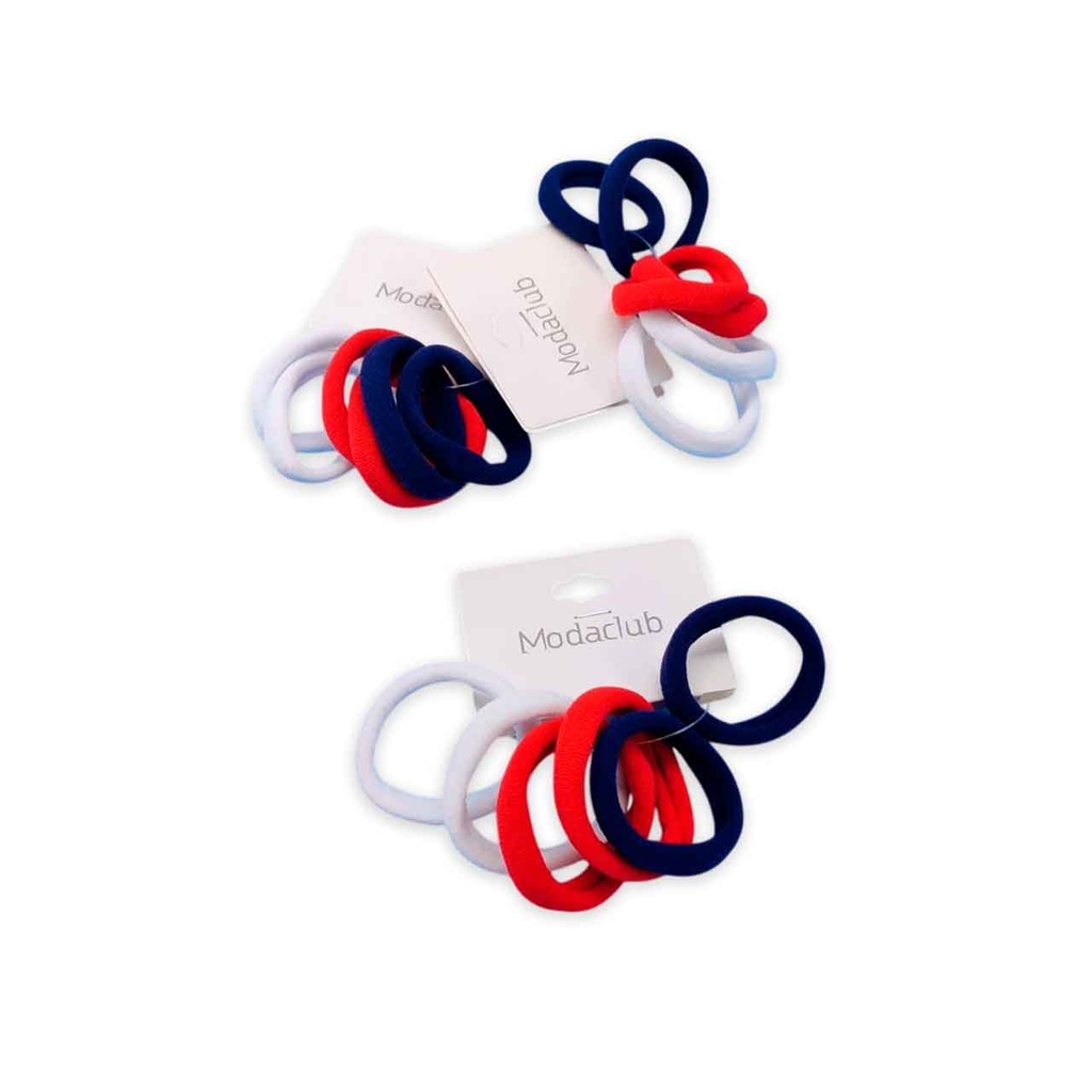 [PM-UT409025] SET DE COLITAS BLANCAS ROJAS Y AZULES