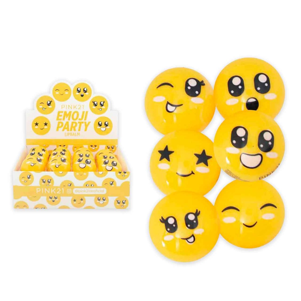 [PM-CS5810] BÁLSAMO LABIAL EMOJI PARTY PINK 21