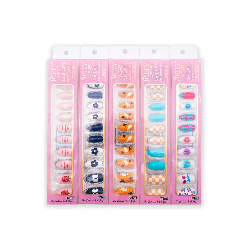 [PM-LH-P772] PROMO 2×1 | UÑAS POSTIZAS DECORADAS ALMENDRAS MELY