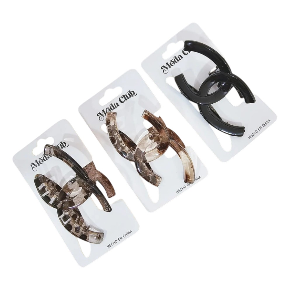 [PM-UT536028] BROCHE DE CABELLO FORMA DE C
