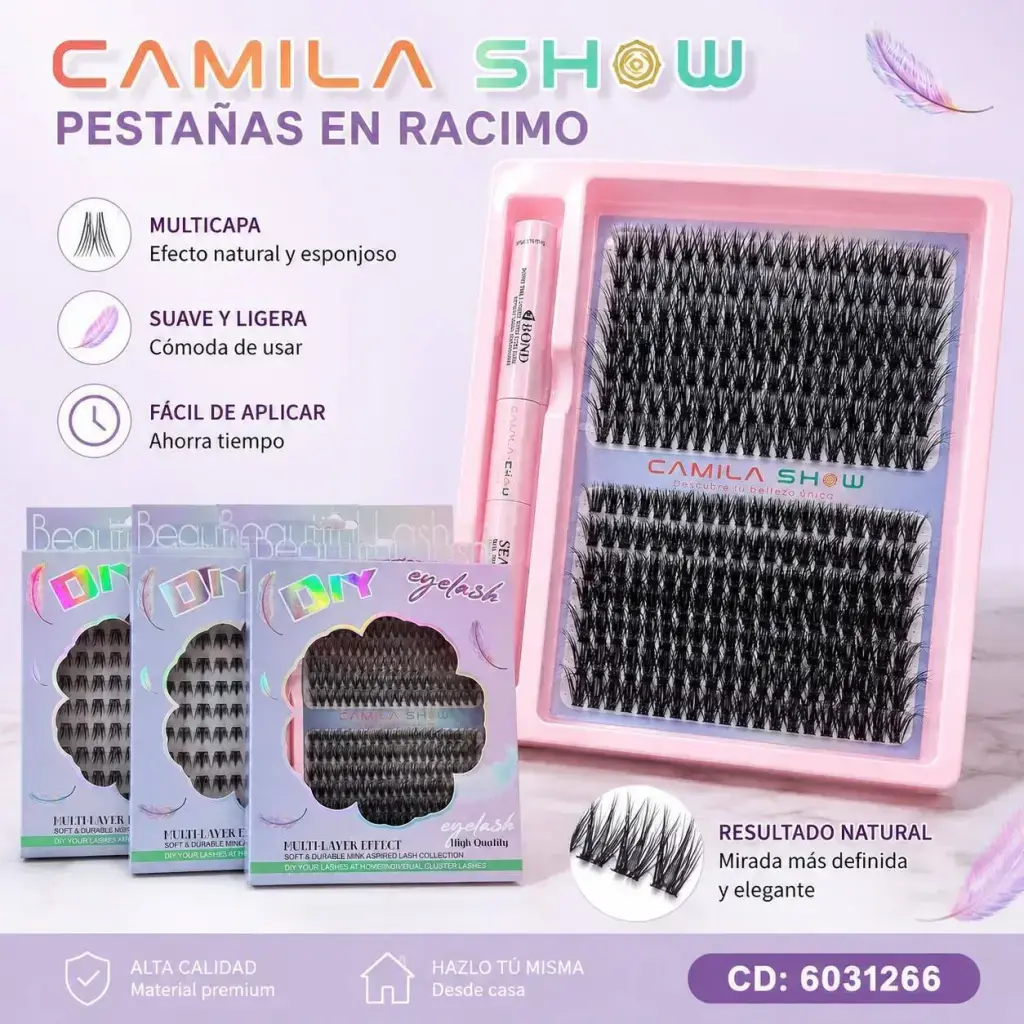 KIT DE PESTAÑAS CAMILA SHOW
