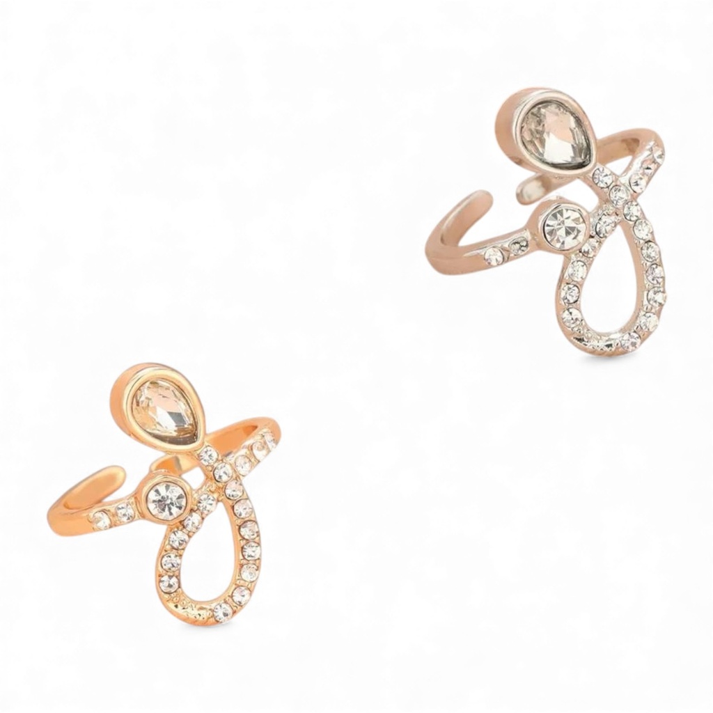 ANILLO PARA FOTOS DE UÑAS DORADO/PLATEADO