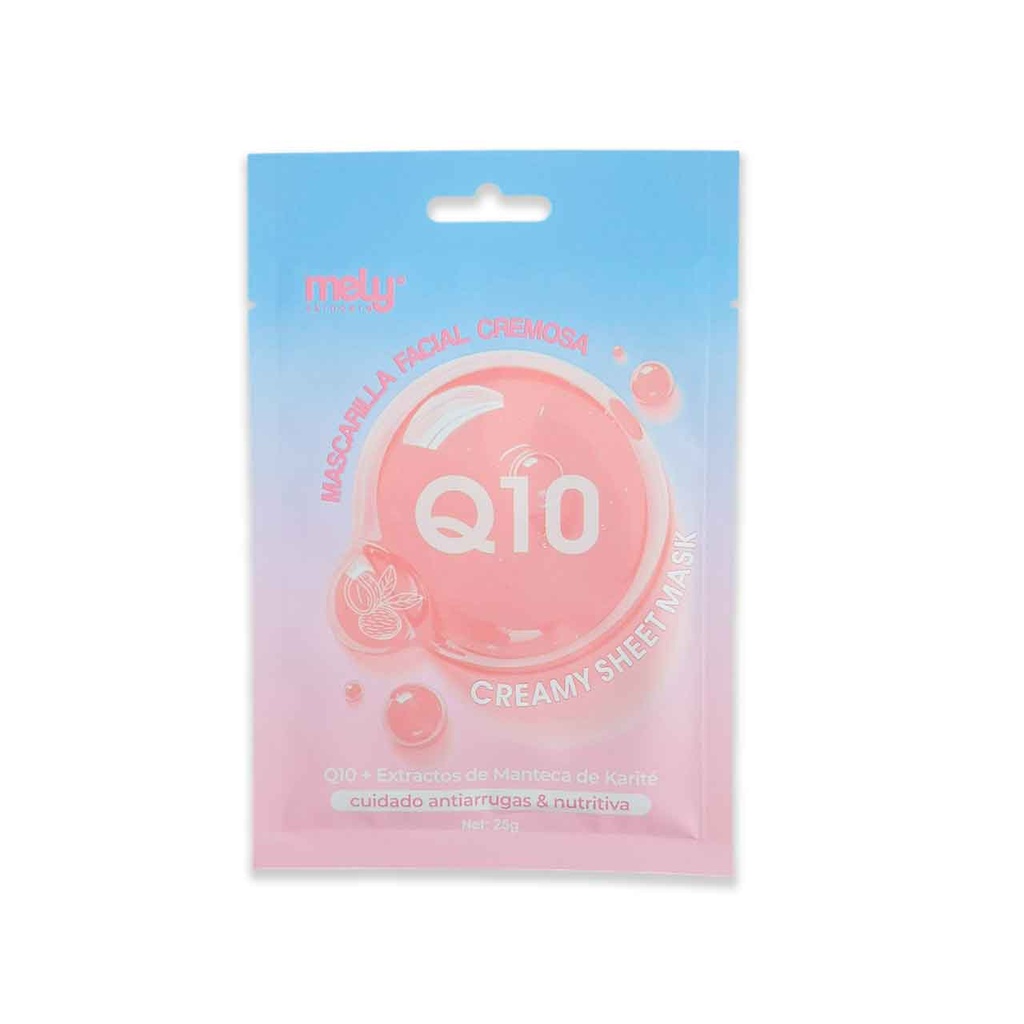 MASCARILLA FACIAL Q10 ANTIOXIDANTE MELY