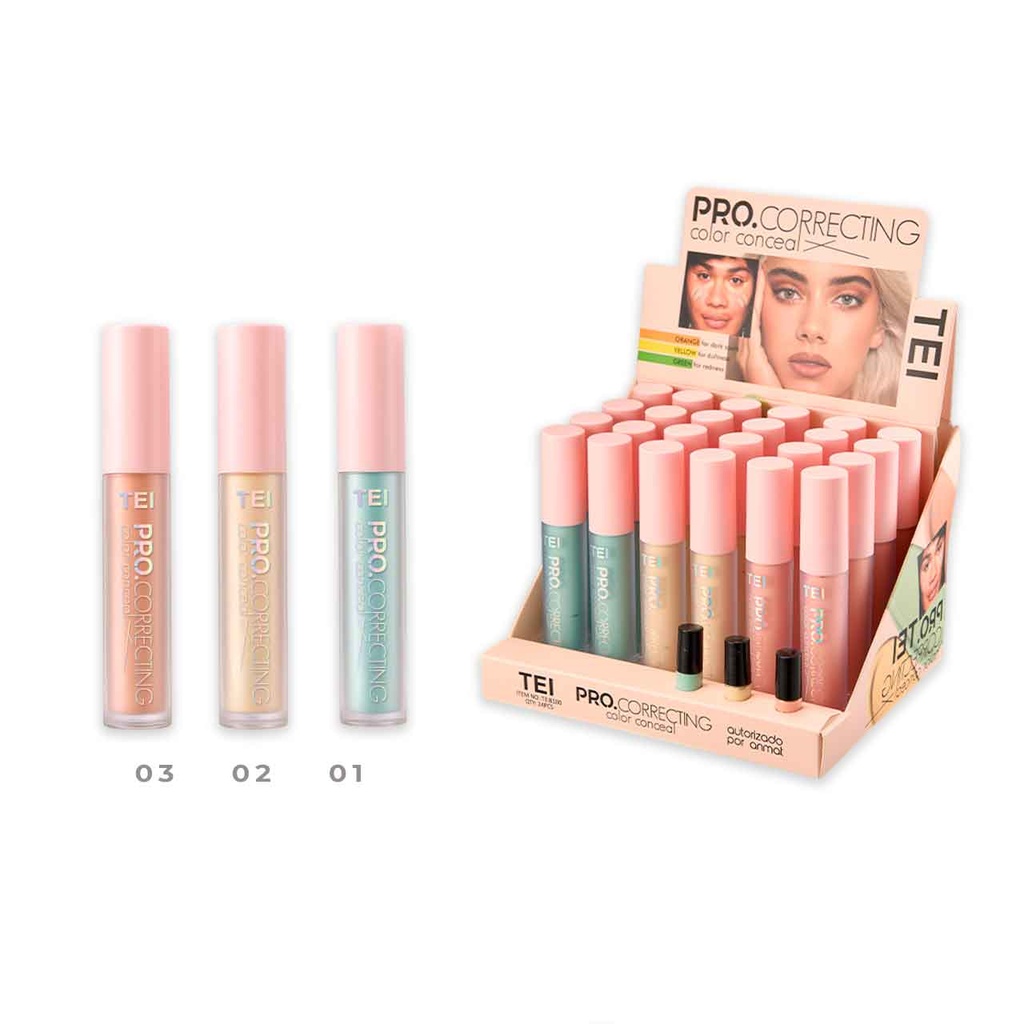 [PM-TEI8180] CORRECTOR LÍQUIDO TAPA ROSA TEI