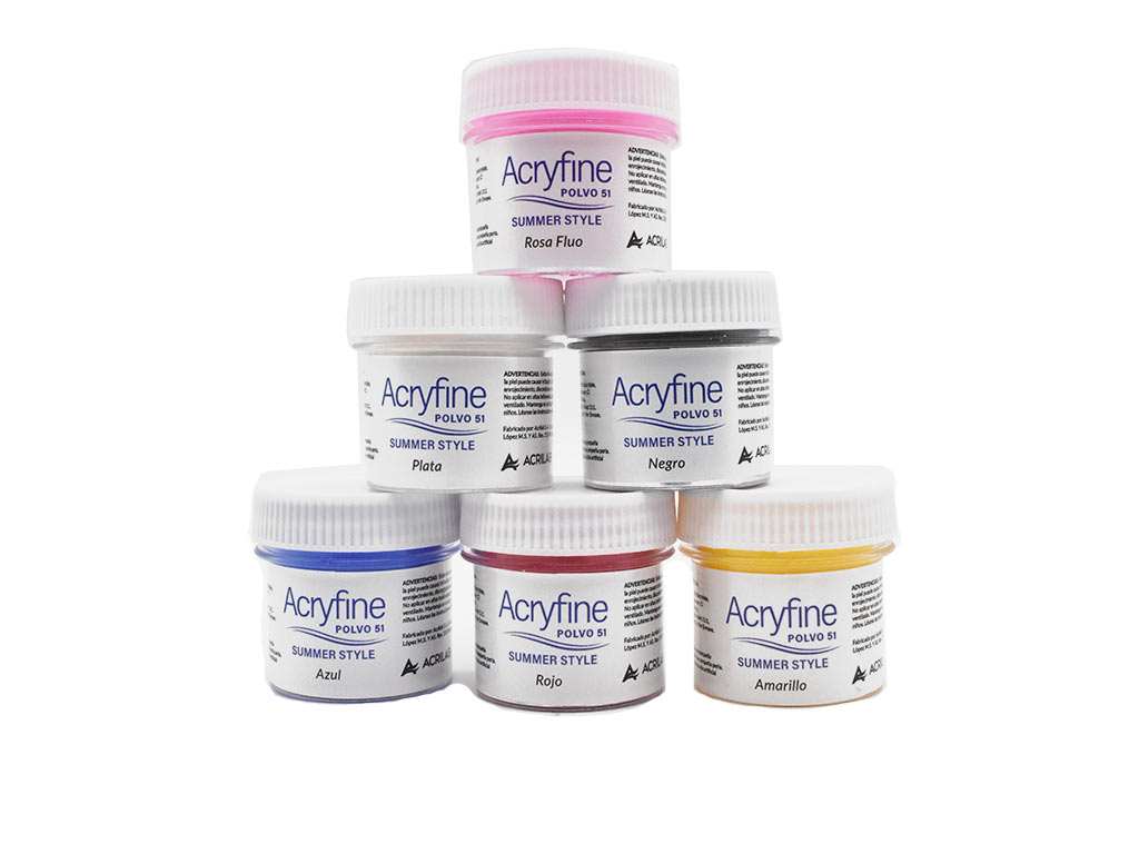 POLÍMERO POLVO ACRÍLICO ACRYFINE CONCENTRADO 8GR