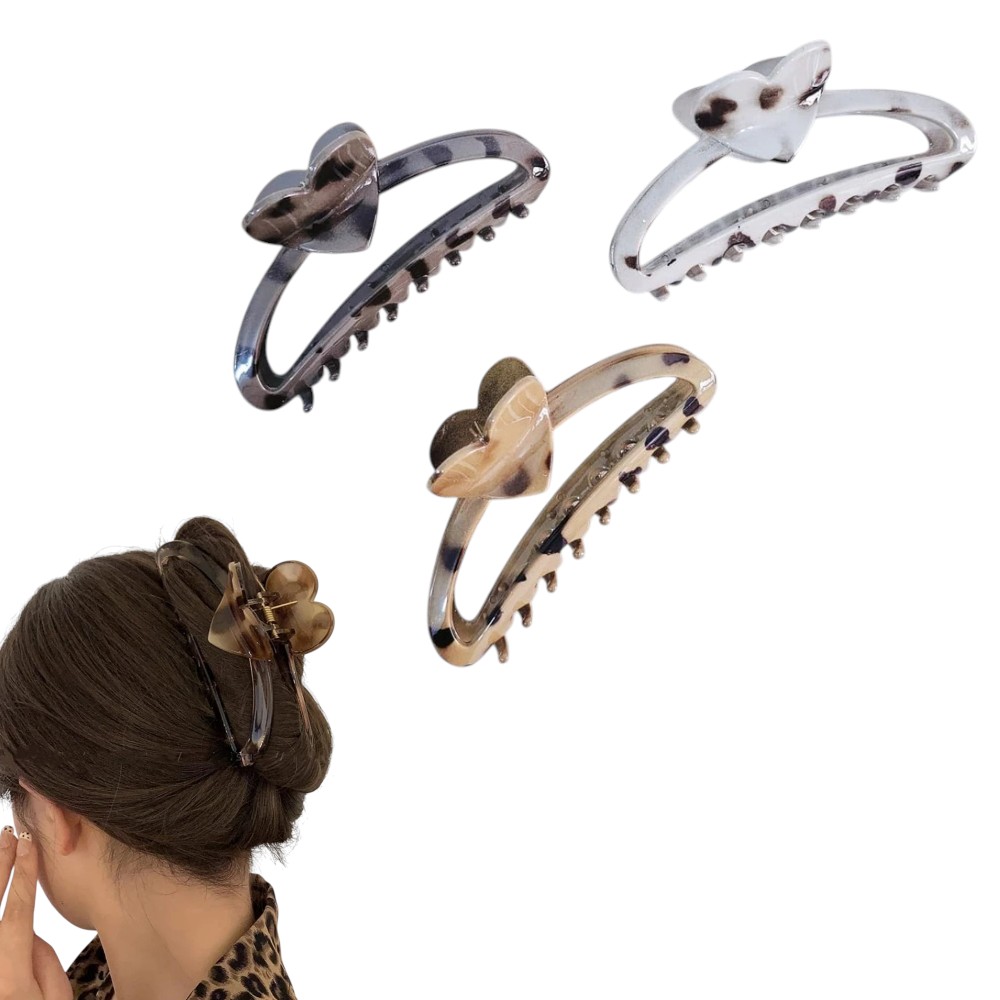 [PM-UT526140] BROCHE PARA CABELLO ESTAMPADO 12CM