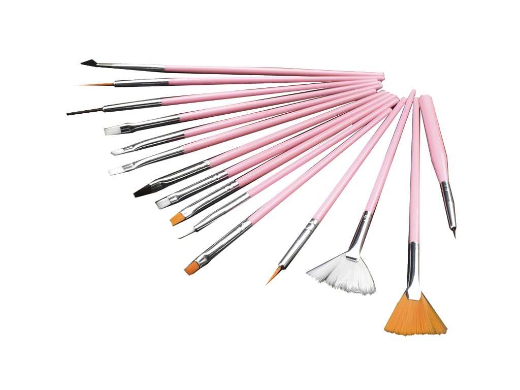 [PM-CLH627] SET X15 PINCELES DE MANICURÍA