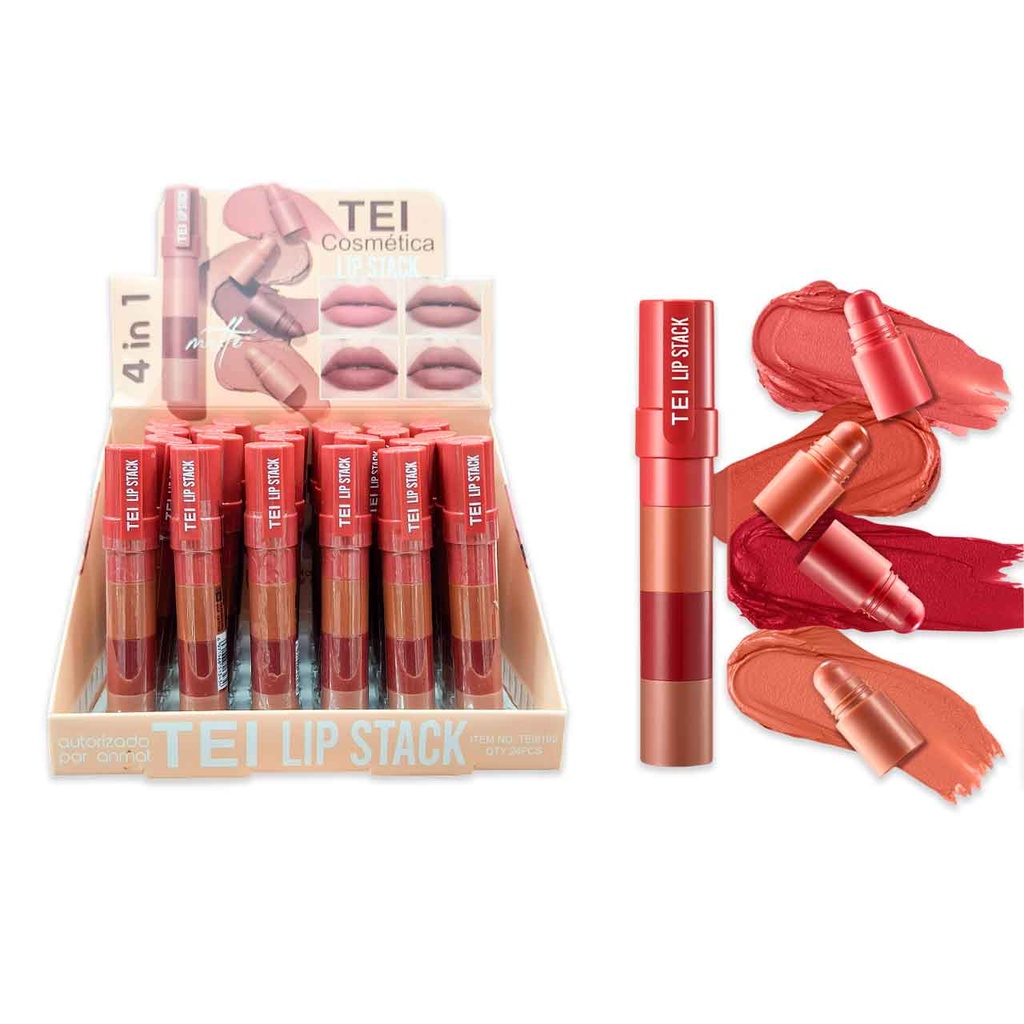 [PM-TEI8199] LABIAL EN BARRA 4 EN 1 TEI