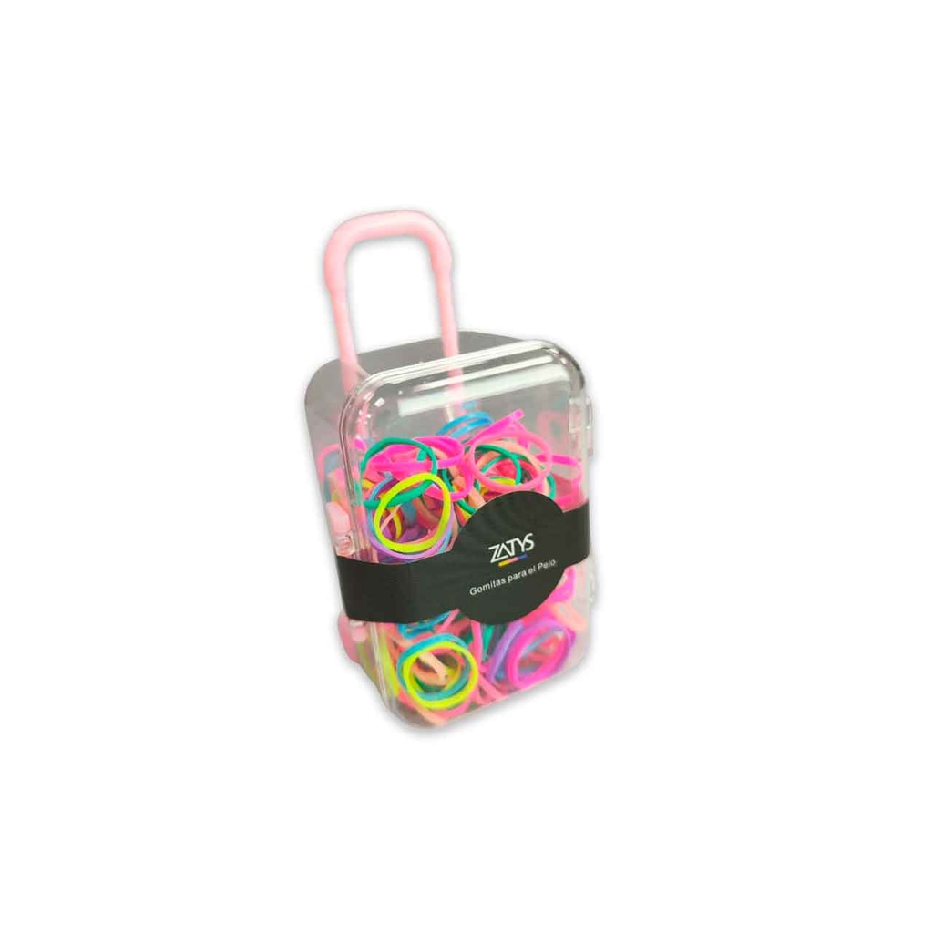 [PM-XBL-11] GOMITAS DE CABELLO EN ESTUCHE VALIJITA