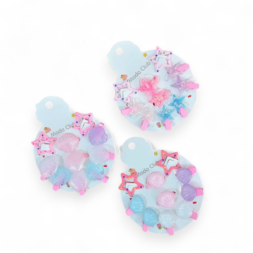 [PM-UT527052] BLISTER X10 MINI HEBILLAS INFANTILES