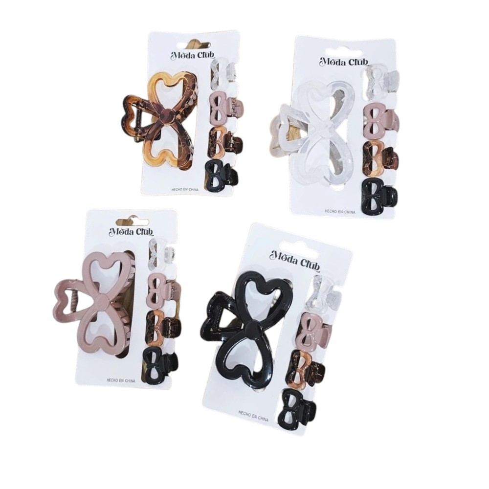 [PM-UT536159] SET DE 4 BROCHES DE CABELLO
