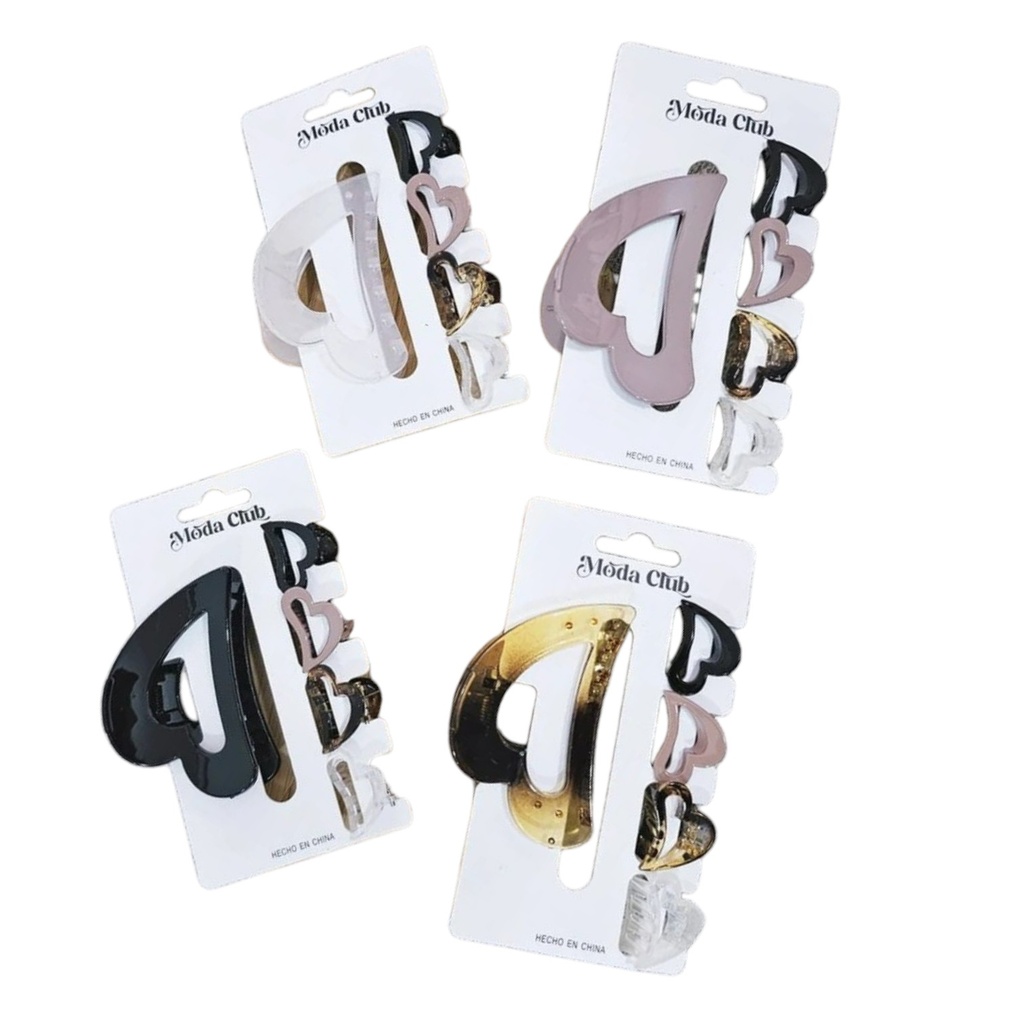 [PM-UT536160] SET DE 5 BROCHES DE CABELLO