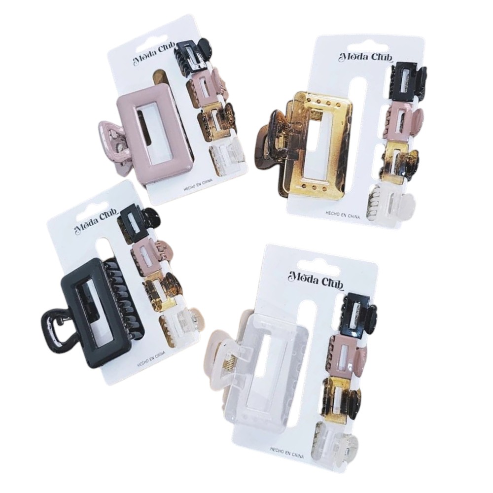 SET DE 5 BROCHES DE CABELLO