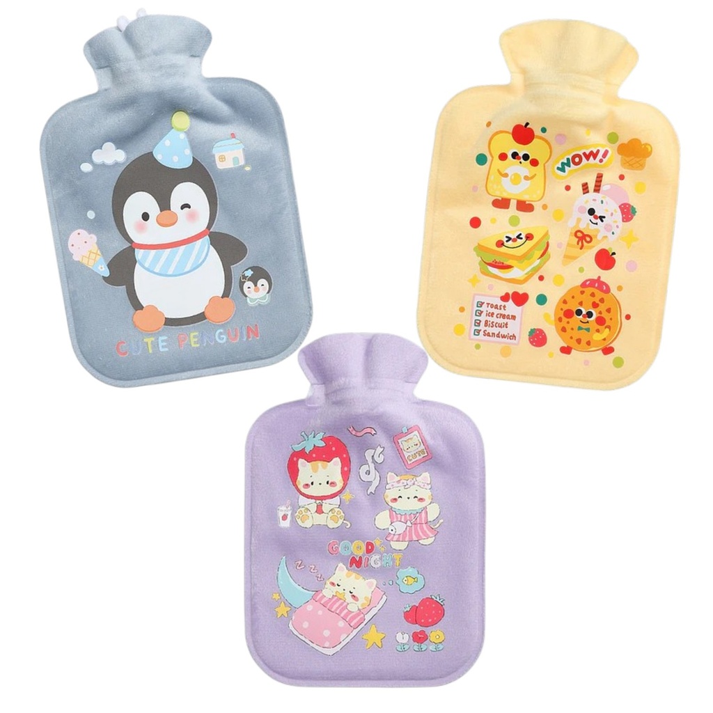 BOLSA DE AGUA CALIENTE DISEÑO KAWAII 600ML