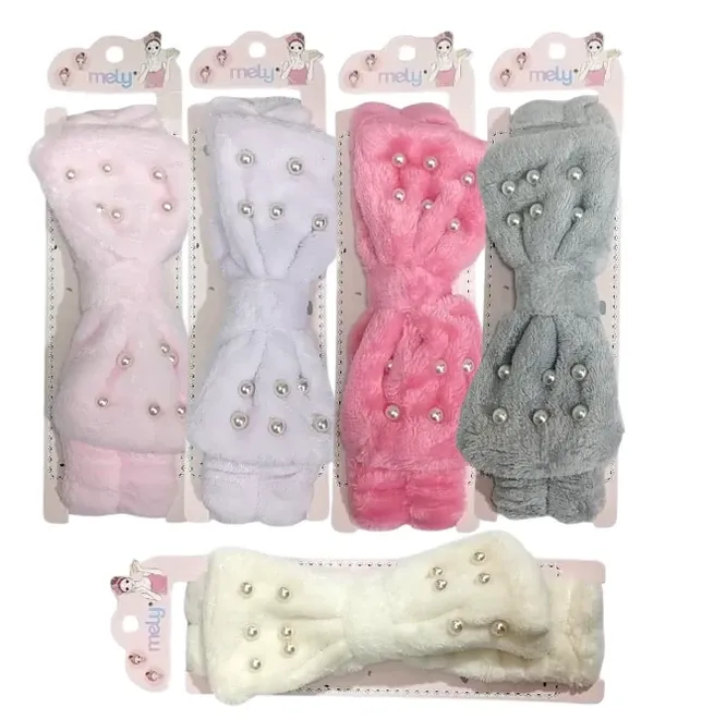 [PM-MY-BA09A1009] VINCHA DE MAQUILLAJE CON PERLAS
