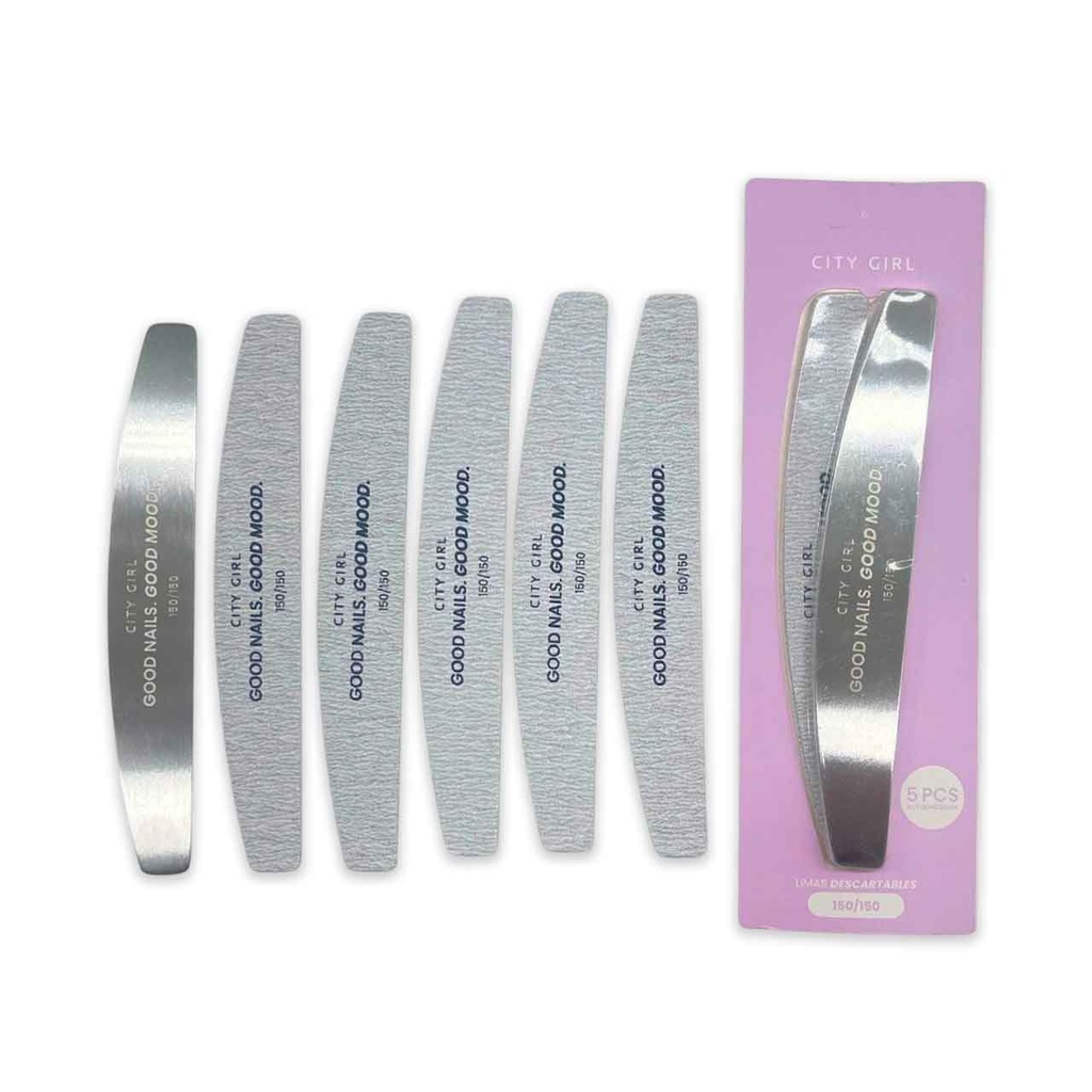 [PM-LC-17] SET DE LIMA METÁLICA +5 REPUESTOS 150/150