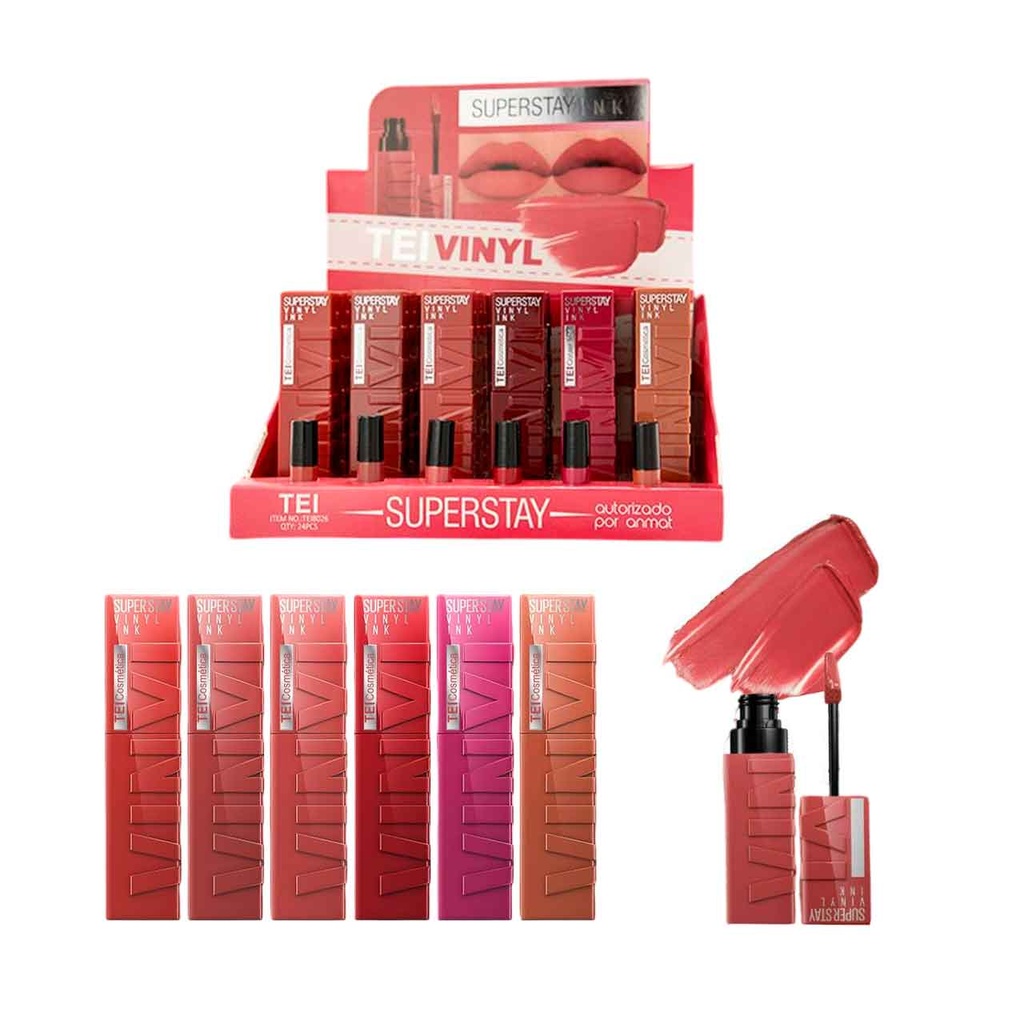 LABIAL LÍQUIDO MATTE SUPER STAY VINYL TEI