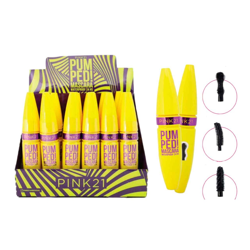 MÁSCARA DE PESTAÑAS PUMPED PINK 21