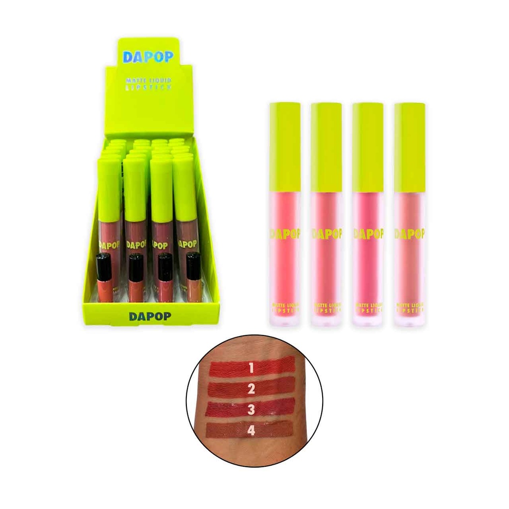 [PM-HB102312] LABIAL LÍQUIDO MATTE NUDES DAPOP