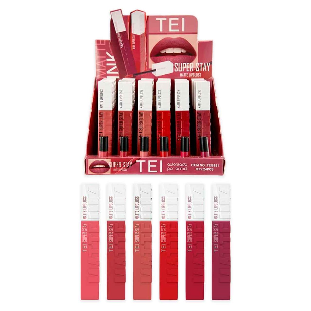 [PM-TEI8281] LABIAL LÍQUIDO MATTE SUPER STAY TEI