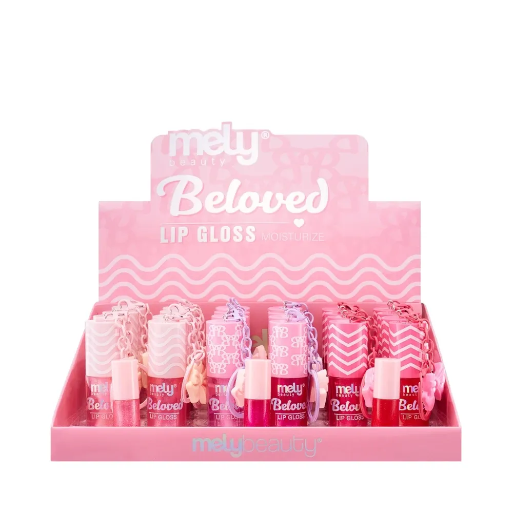 [PM-MY801060] LIP GLOSS CON LLAVERO BELOVED MELY