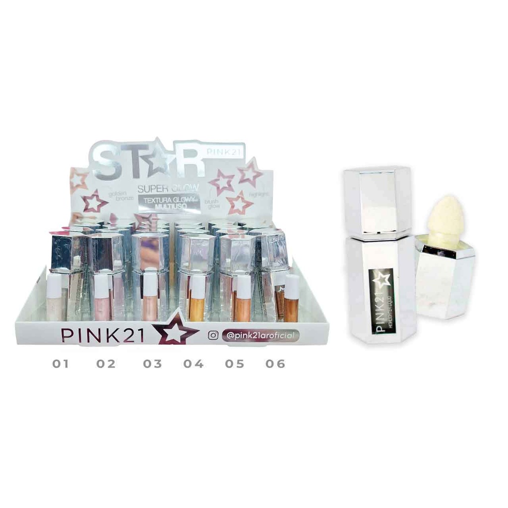 [PM-CS5984] ILUMINADOR LIQUIDO STAR PINK 21