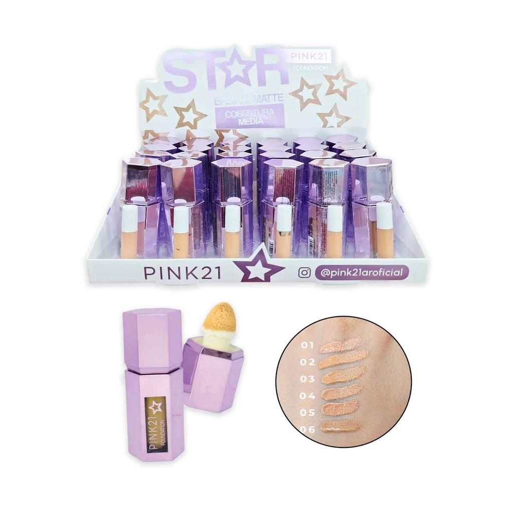 [PM-CS5985] BASE STAR FOUNDATION PINK 21