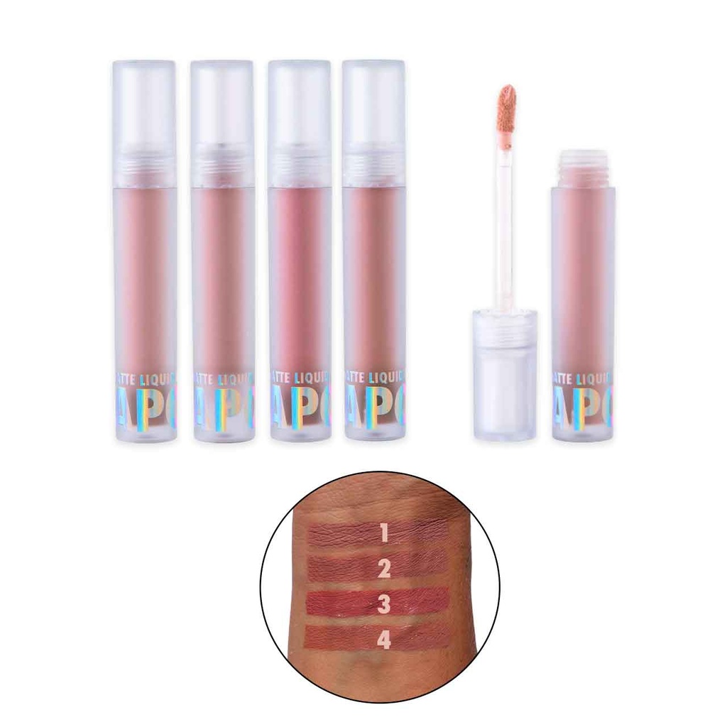 [PM-HB104124] LABIAL LÍQUIDO NUDES TAPA TRANSPARENTE DAPOP