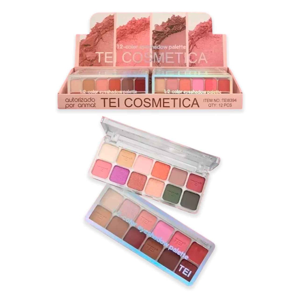 [PM-TEI8394] PALETA DE SOMBRAS 12 TONOS TEI