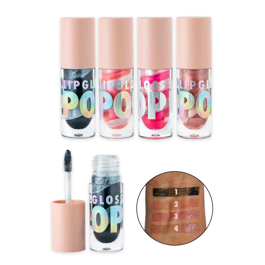[PM-HB107395] LIP GLOSS SWIRL 4 TONOS DAPOP