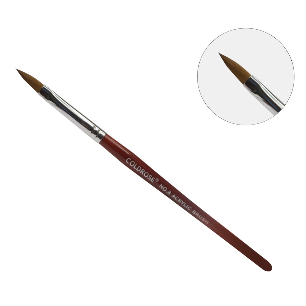 [PM-CR000063] PINCEL ACRÍLICO #8 COLDROSE