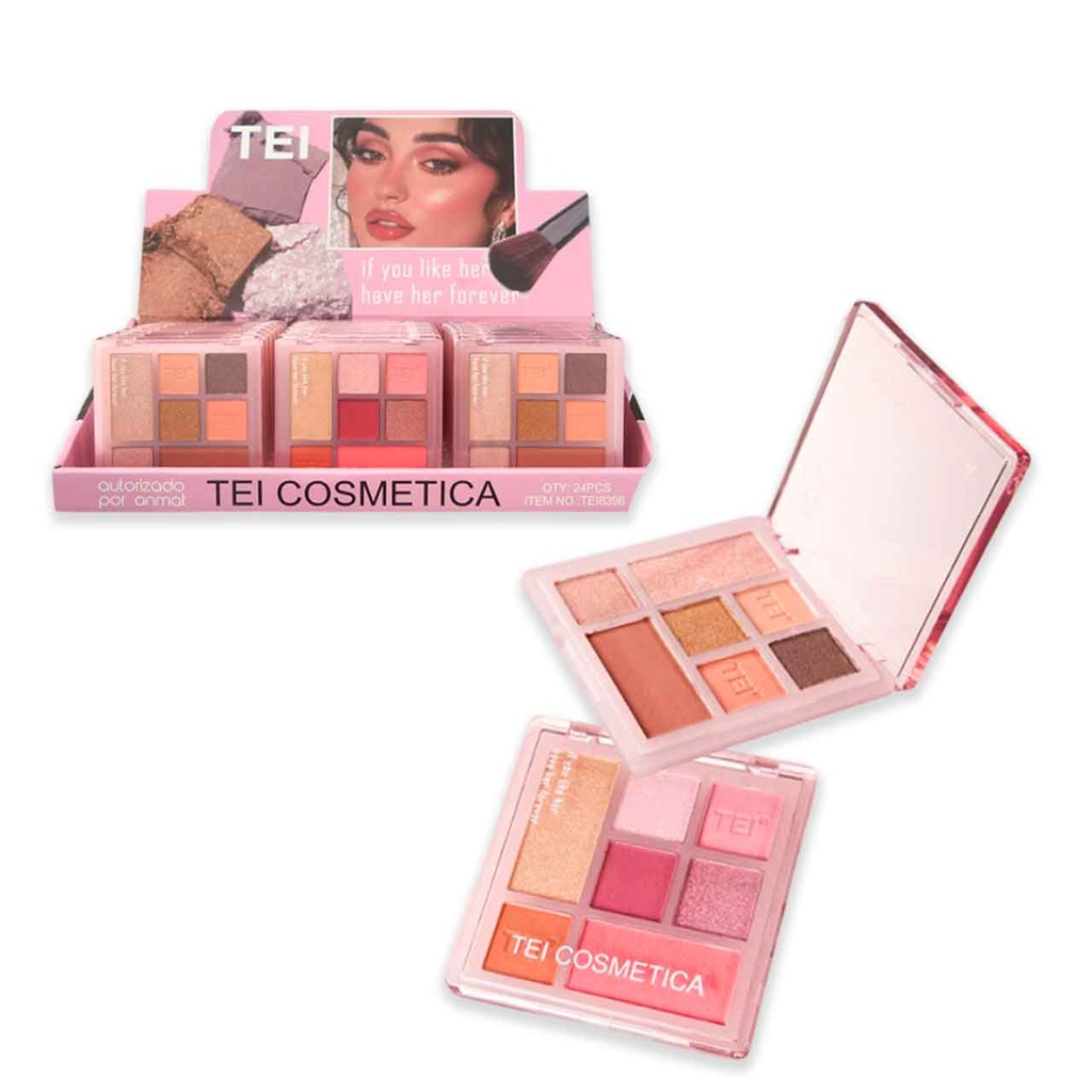 [PM-TEI8396] PALETA DE SOMBRAS 7 TONOS TEI