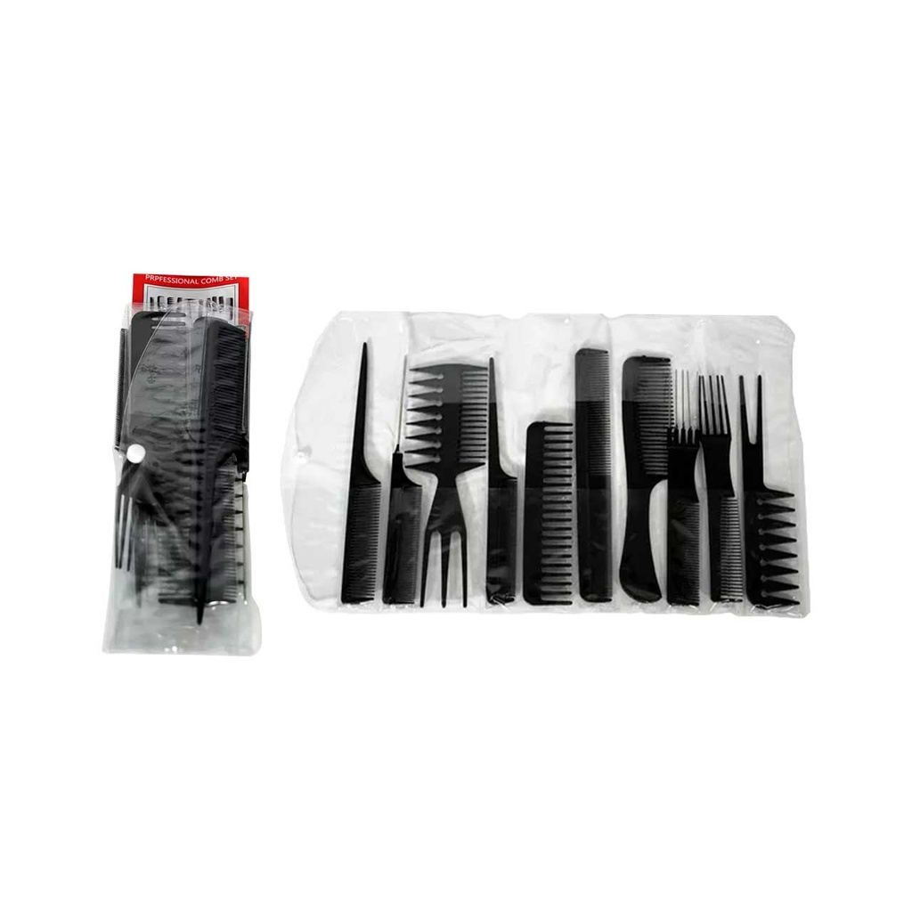 SET DE PEINES 10PCS
