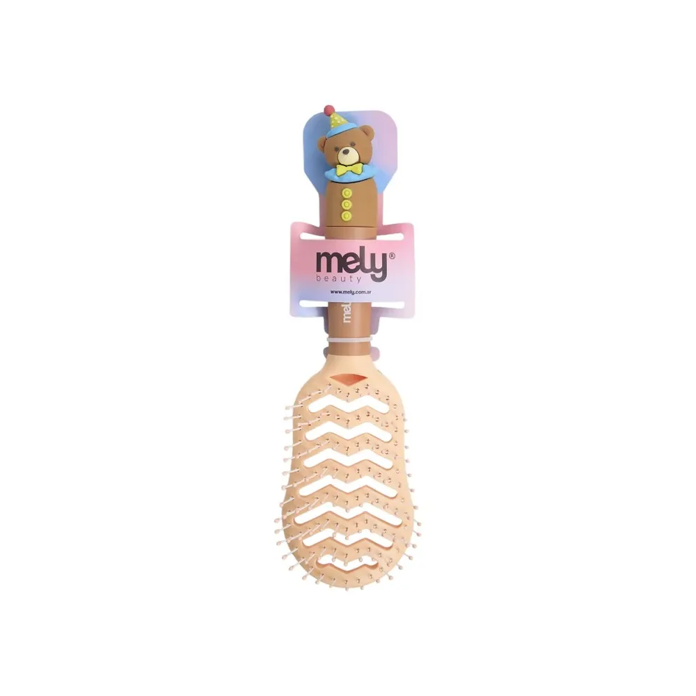 [PM-MY-BA06A1008] CEPILLO INFANTIL ONDULADO CON OSITO MELY