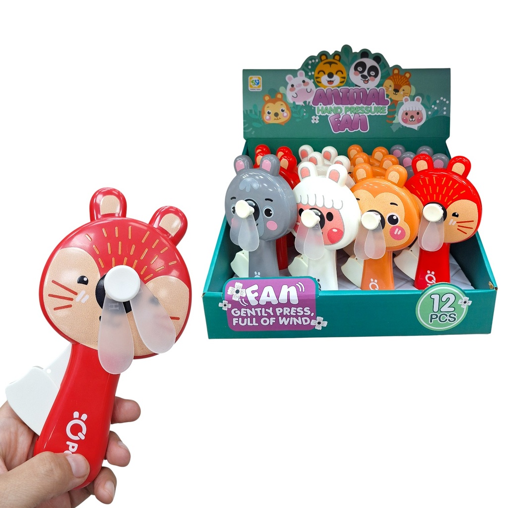VENTILADOR DE MANO ANIMALITOS