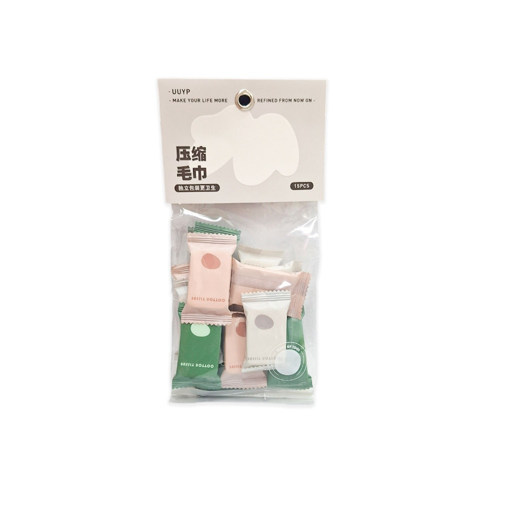 [PM-PS-54819] TOALLAS COMPRIMIDAS 15PCS