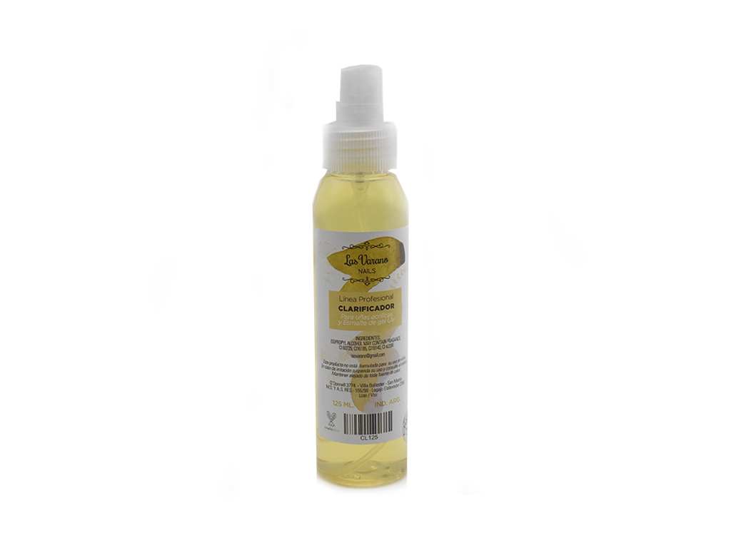 [PM-CL125] CLARIFICADOR DE ESMALTE UV LAS VARANO 125ML