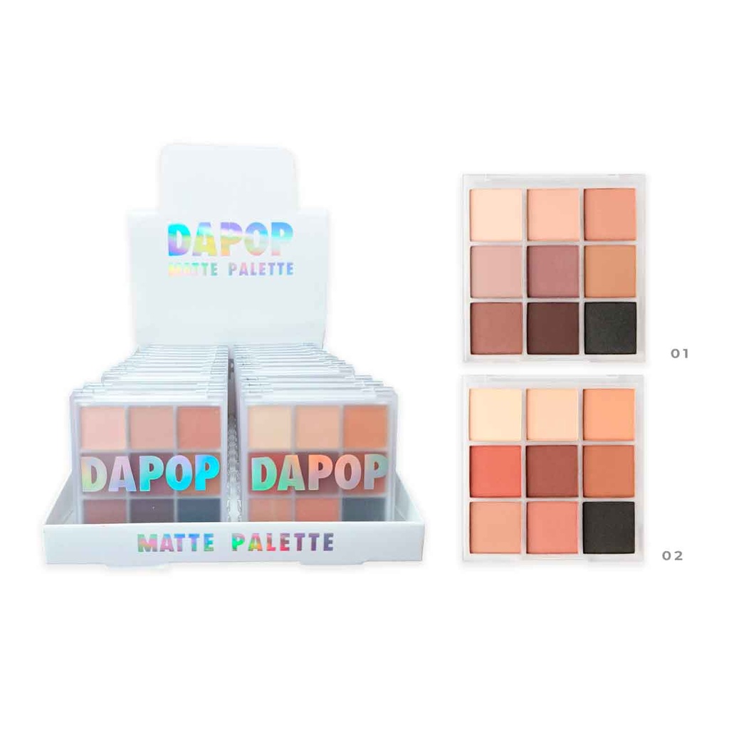 [PM-HB102259] PALETA DE SOMBRAS NUDE 9 TONOS DAPOP