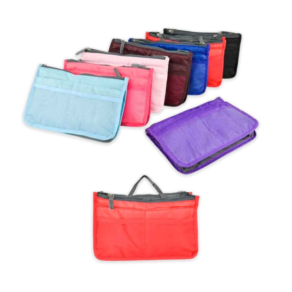 [PM-NJ-001] ORGANIZADOR NECESER RECTANGULAR RED CON MANIJA