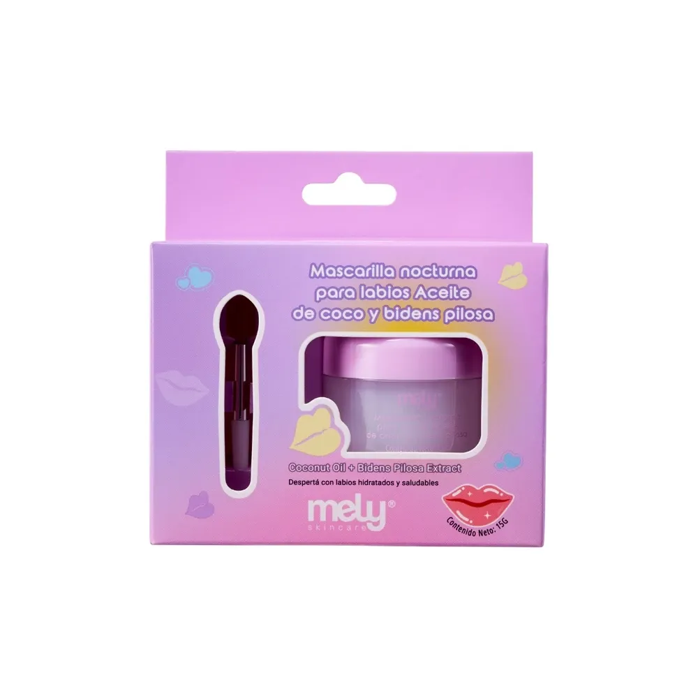 [PM-MY889054] MASCARILLA DE LABIOS NOCTURNA ACEITE DE COCO MELY
