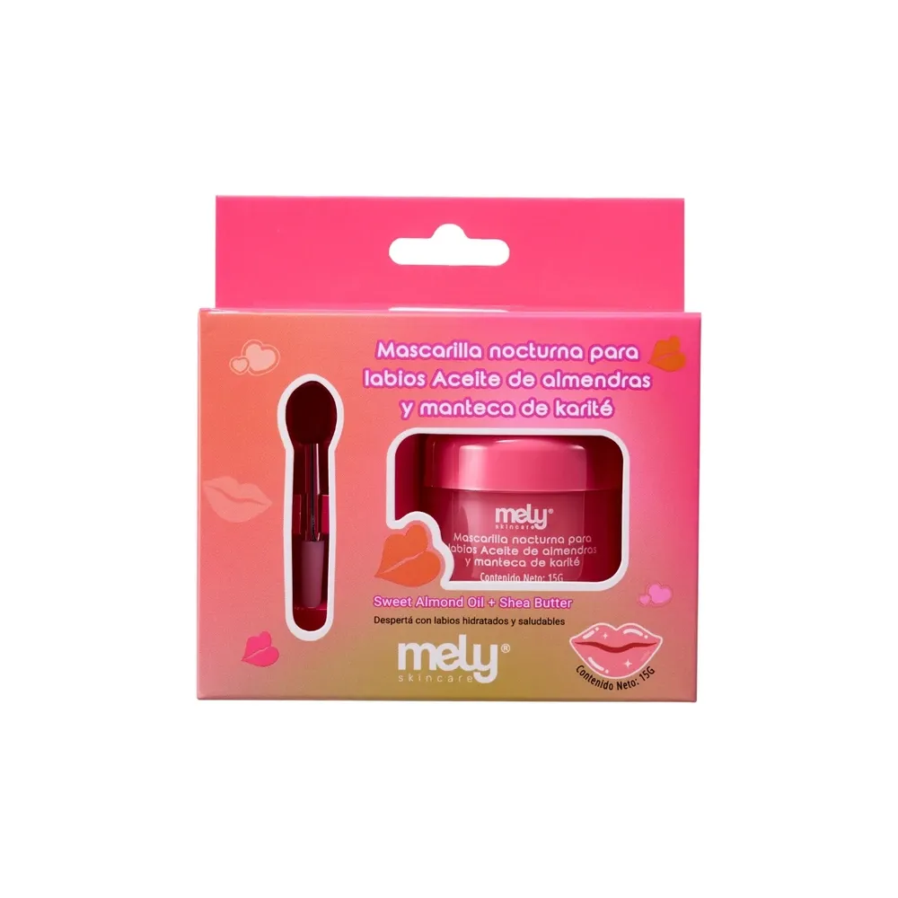 [PM-MY889055] MASCARILLA DE LABIOS NOCTURNA ACEITE DE ALMENDRAS Y KARITÉ MELY