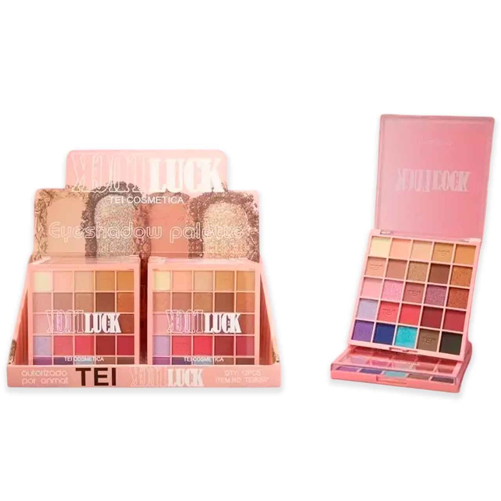 [PM-TEI8397] PALETA DE SOMBRAS LUCK 25 TONOS TEI