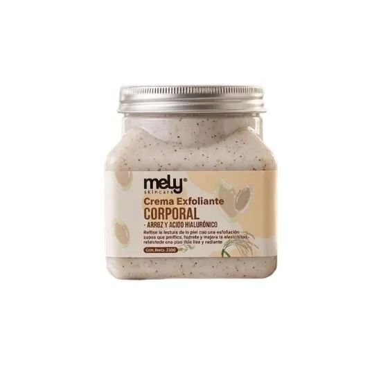 [PM-MY893063] EXFOLIANTE CORPORAL ARROZ Y ÁCIDO HIALURÓNICO 350G MELY