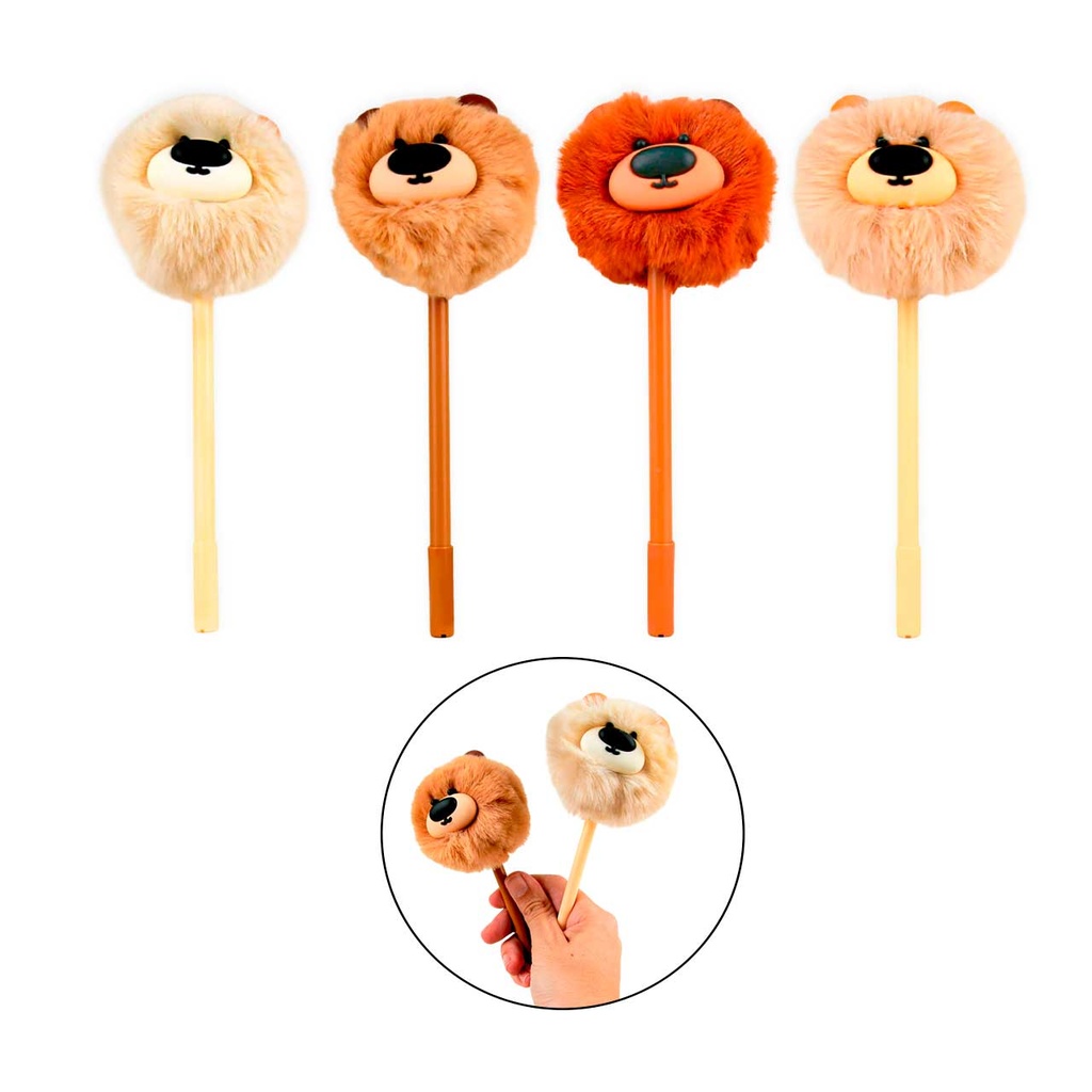 LAPICERA CON POMPÓN GRANDE OSO
