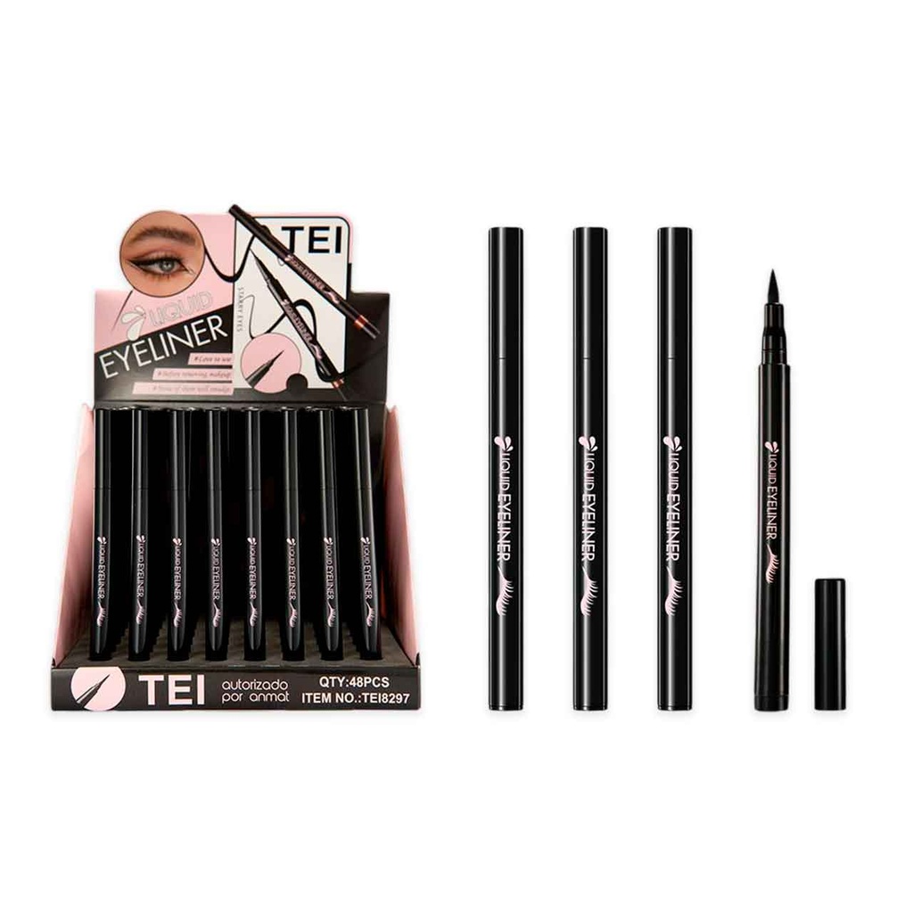 [PM-TEI8297] DELINEADOR EN FIBRA ENVASE NEGRO TEI