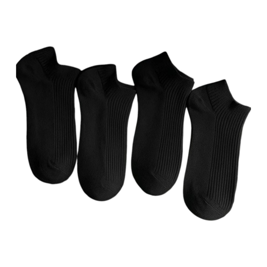 MEDIAS SOQUETES COLOR NEGRO T.40-46