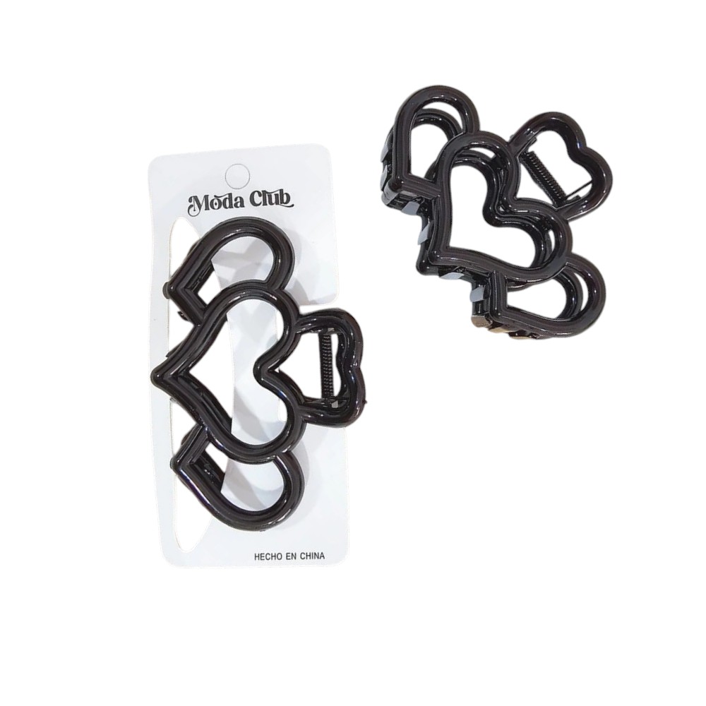 BROCHE TRES CORAZONES 9CM